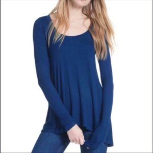 Flowy royal blue Free People top